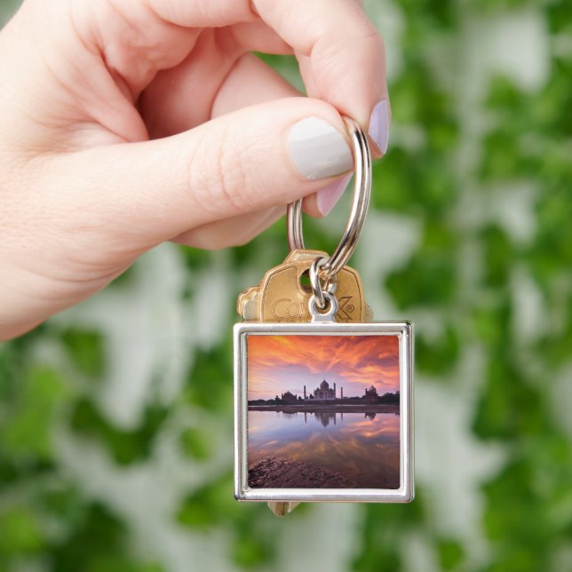 Monuments | Taj Mahal Sunset Keychain (Hand)