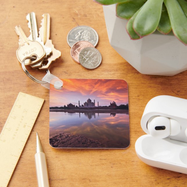 Monuments | Taj Mahal Sunset Keychain (Desk)