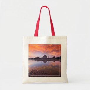 Monuments Taj Mahal Sunset Tote Bag