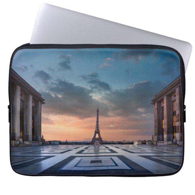 Monuments | The Eiffel Tower Laptop Sleeve (Front)