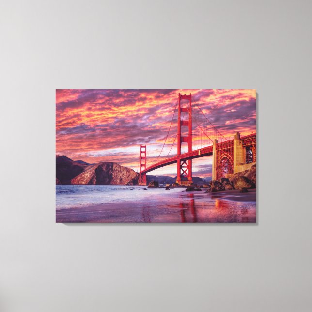 Monuments | The Golden Gate San Francisco, CA Canvas Print (Front)
