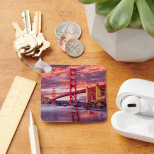 Monuments The Golden Gate San Francisco, CA Keychain
