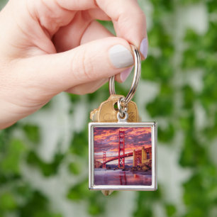 Monuments   The Golden Gate San Francisco, CA Keychain