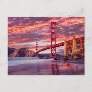 Monuments   The Golden Gate San Francisco, CA Postcard