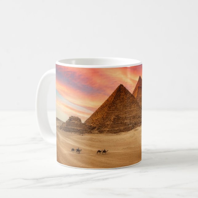 Monuments | The Great Pyramids Coffee Mug (Front Left)