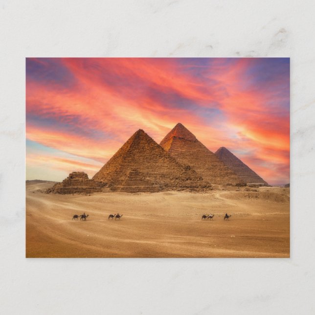 Monuments | The Great Pyramids Postcard (Front)