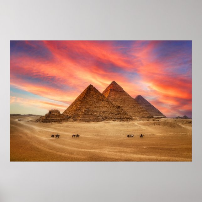 Monuments | The Great Pyramids Poster (Front)