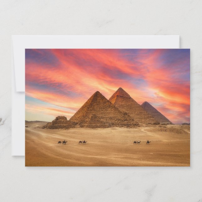 Monuments | The Great Pyramids Thank You Card (Front)