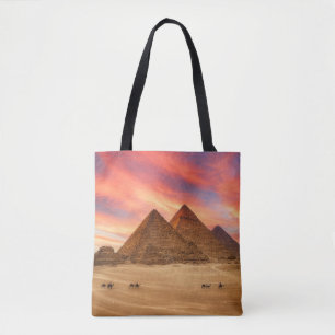 Monuments The Great Pyramids Tote Bag