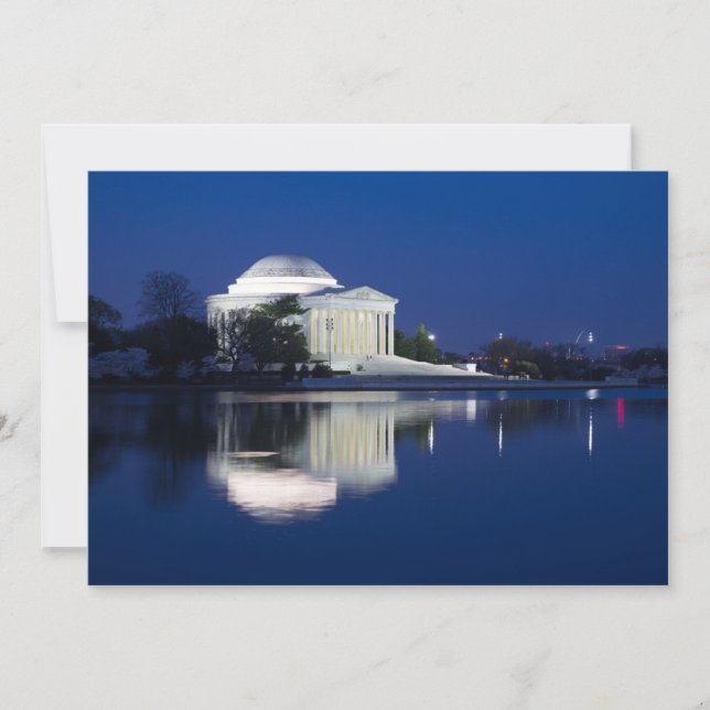 Monuments | The Jefferson Memorial Thank You Card (Front)