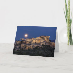 Monuments   The Parthenon Athens, Greece Card