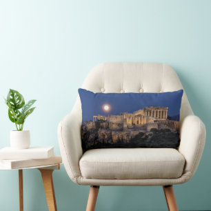 Monuments   The Parthenon Athens, Greece Lumbar Pillow