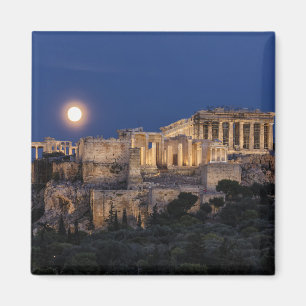 Monuments   The Parthenon Athens, Greece Magnet
