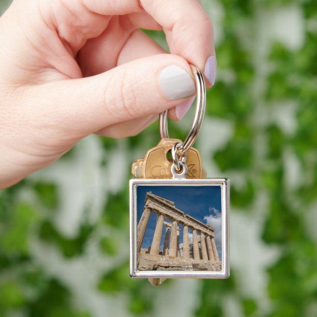 Monuments | The Parthenon, Greece Keychain (Hand)
