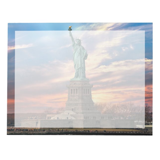 Monuments | The Statue of Liberty Notepad (Front)
