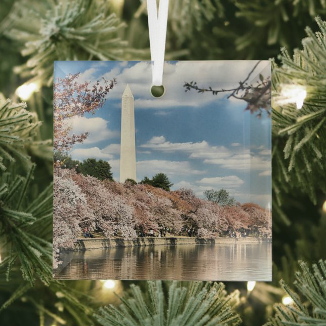 Monuments | Washington Memorial Glass Ornament (Insitu)