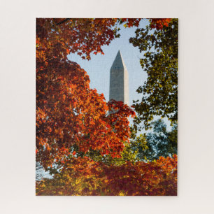 Monuments Washington Monument in Autumn Jigsaw Puzzle