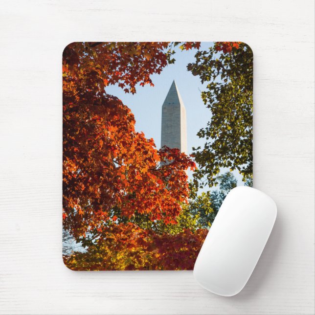 Monuments | Washington Monument in Autumn Mouse Pad (With Mouse)