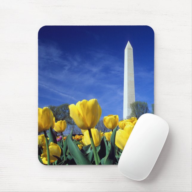 Monuments | Washington Monument in Spring Mouse Pad (With Mouse)