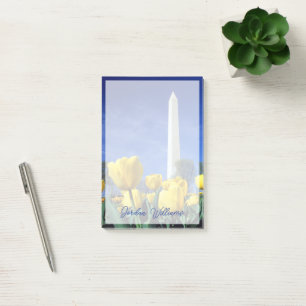 Monuments   Washington Monument in Spring Post-it Notes