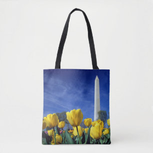 Monuments   Washington Monument in Spring Tote Bag