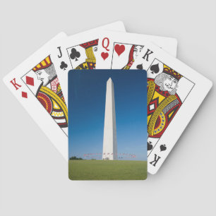Monuments Washington Monument with Flags Playing Cards