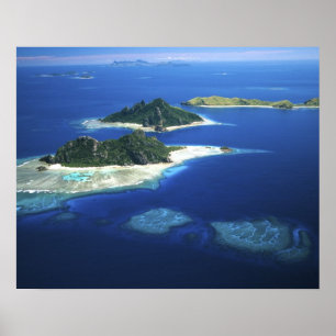 Monuriki, Monu and Yanuya Islands, Mamanuca Poster