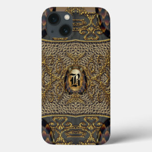 Monvink Vintage Monogram VII iPhone 13 Case
