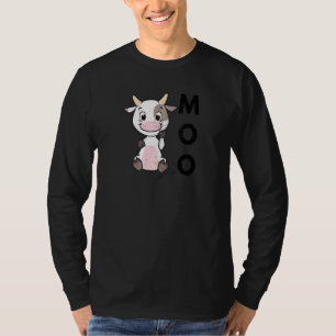 Moo Baby Cow Country Life Farmer Farm Animal T-Shirt