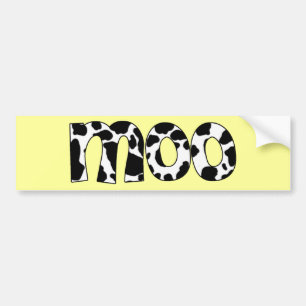Moo Bumper Sticker
