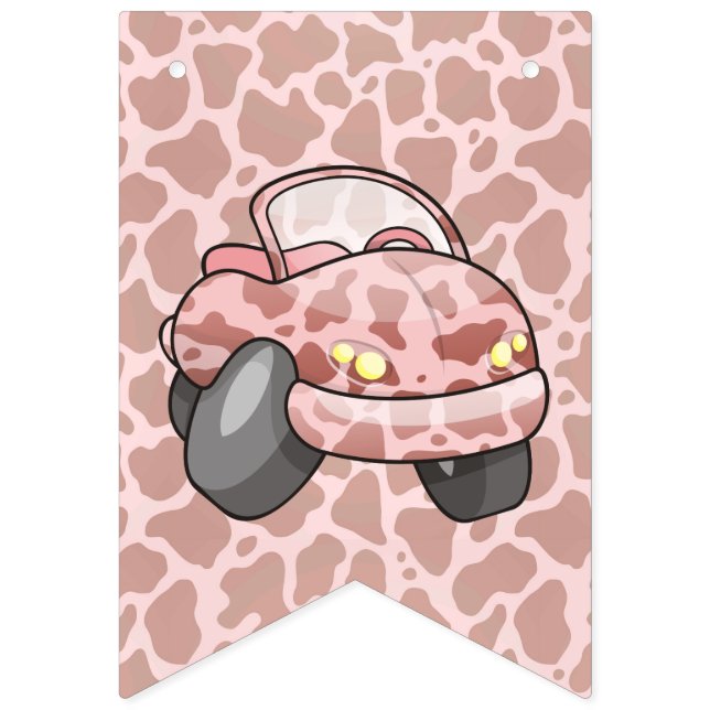 Moo Car Bunting Flags (Sixteenth Flag)