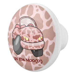 Moo Car Ceramic Knob