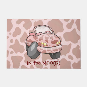 Moo Car Doormat