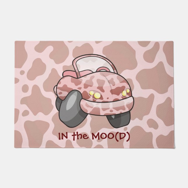 Moo Car Doormat (Front)