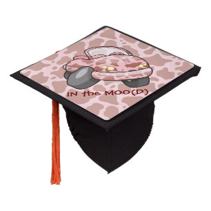 Moo Car Graduation Cap Topper