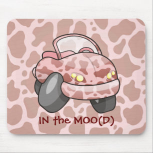 Moo Car Mouse Pad