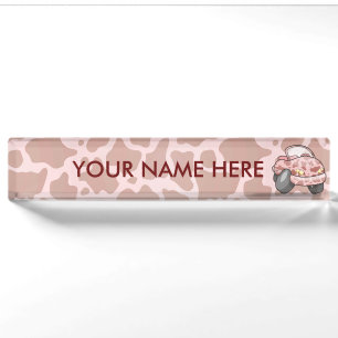 Moo Car Nameplate