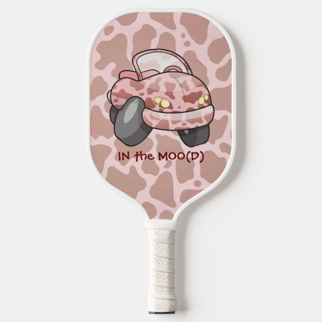 Moo Car Pickleball Paddle (Front)