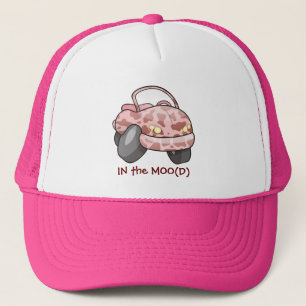 Moo Car Trucker Hat