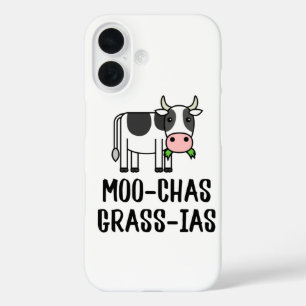 Moo-chas Grass-ias, Muchas Gracias gifts Calf Cow iPhone 16 Case