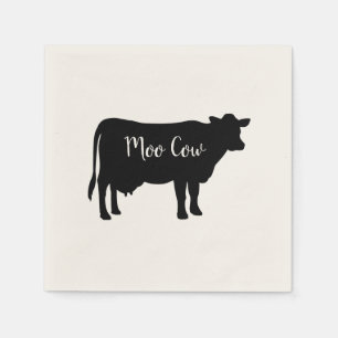 Moo Cow Barnyard Party Paper Napkins