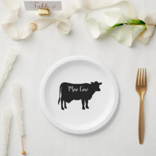 Moo Cow Barnyard Party Paper Napkins Paper Plate