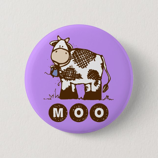 Moo Cow Button (Front)