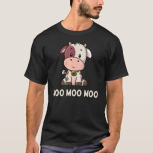 Moo Cow Cow Loving Kids Farm Animal Kids Cow 1 T-Shirt