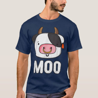 Moo Cow - Funny Farmer Cow For Adults kids boys an T-Shirt