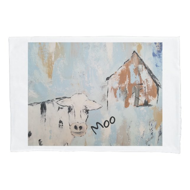 Moo Cow PillowCase (Front)