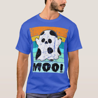 Moo Cow Print For Men Women Kids Halloween Clothes T-Shirt