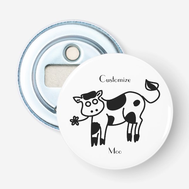 Moo Cow Thunder_Cove Bottle Opener (Front)