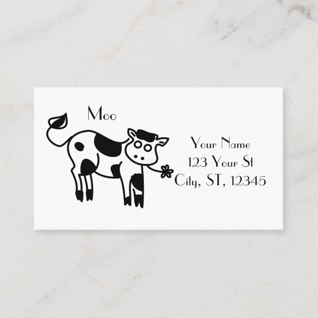 Moo Cow Thunder_Cove Business Card (Front)