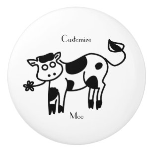 Moo Cow Thunder_Cove Ceramic Knob